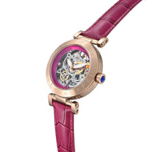 Load image into Gallery viewer, Empress Theodora Automatic Leather-Band Watch - Rose Gold/Pink - EMPEM3706