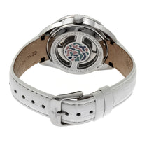 Load image into Gallery viewer, Empress Helena Leather-Band Watch w/Date - Silver/White - EMPEM1804