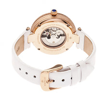Load image into Gallery viewer, Empress Louise Automatic MOP Leather-Band Watch - Rose Gold/Silver - EMPEM2303