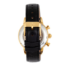 Load image into Gallery viewer, Empress Beatrice Automatic Skeleton Dial Leather-Band Watch w/Day/Date - Gold/Black - EMPEM2004