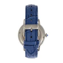 Load image into Gallery viewer, Empress Tatiana Automatic Semi-Skeleton Leather-Band Watch - Blue - EMPEM2902