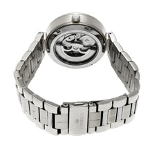 Load image into Gallery viewer, Empress Catherine Automatic Hammered Dial Bracelet Watch - Silver - EMPEM1901
