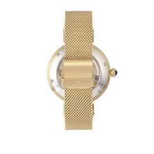 Load image into Gallery viewer, Empress Adelaide Automatic Skeleton Mesh-Bracelet Watch - Gold - EMPEM2502