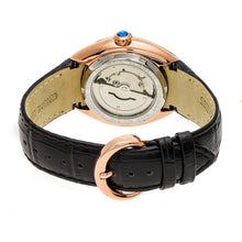 Load image into Gallery viewer, Empress Antoinette Automatic MOP Leather-Band Watch - Rose Gold/White - EMPEM1405