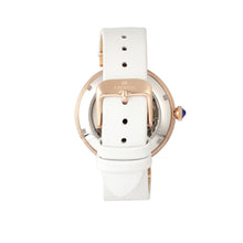 Load image into Gallery viewer, Empress Adelaide Automatic Skeleton Leather-Band Watch - White - EMPEM2507