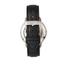 Load image into Gallery viewer, Empress Quinn Automatic MOP Semi-Skeleton Dial Leather-Band Watch - Black - EMPEM2704