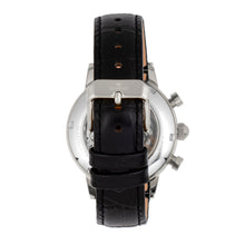 Load image into Gallery viewer, Empress Beatrice Automatic Skeleton Dial Leather-Band Watch w/Day/Date - Silver - EMPEM2001