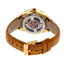 Load image into Gallery viewer, Empress Helena Leather-Band Watch w/Date - Gold/Camel - EMPEM1805