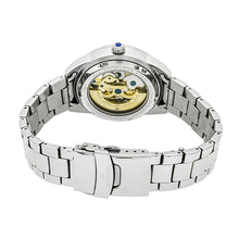 Load image into Gallery viewer, Empress Godiva Automatic MOP Bracelet Watch - Silver/Black - EMPEM1102