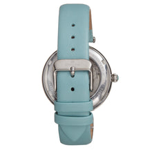 Load image into Gallery viewer, Empress Anne Automatic Semi-Skeleton Leather-Band Watch - Mint - EMPEM3102