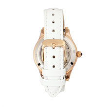 Load image into Gallery viewer, Empress Xenia Automatic Leather-Band Watch - White - EMPEM2604