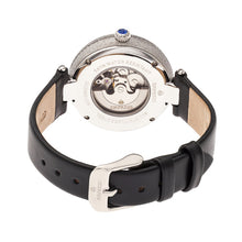 Load image into Gallery viewer, Empress Louise Automatic MOP Leather-Band Watch - Silver - EMPEM2301
