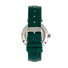 Load image into Gallery viewer, Empress Edith Semi-Skeleton Leather-Band Watch - Green - EMPEM3302