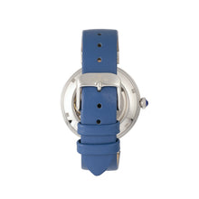 Load image into Gallery viewer, Empress Adelaide Automatic Skeleton Leather-Band Watch - Blue   - EMPEM2505