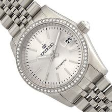 Load image into Gallery viewer, Empress Constance Automatic Bracelet Watch w/Date - Silver/White - EMPEM1501