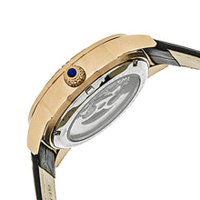 Load image into Gallery viewer, Empress Godiva Automatic MOP Leather-Band Watch - Rose Gold/Black - EMPEM1107