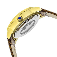 Load image into Gallery viewer, Empress Ayala Automatic MOP Leather-Band Watch - Rose Gold/White - EMPEM1005