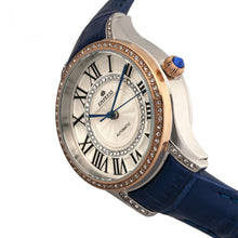 Load image into Gallery viewer, Empress Xenia Automatic Leather-Band Watch - Blue - EMPEM2602