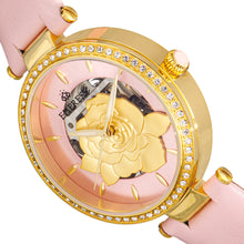 Load image into Gallery viewer, Empress Anne Automatic Semi-Skeleton Leather-Band Watch - Light Pink - EMPEM3103