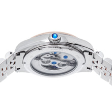 Load image into Gallery viewer, Empress Magnolia Automatic MOP Skeleton Dial Bracelet Watch - Silver/Rose Gold - EMPEM3602