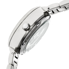 Load image into Gallery viewer, Empress Catherine Automatic Hammered Dial Bracelet Watch - Silver - EMPEM1901