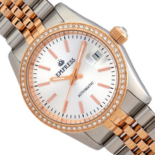 Load image into Gallery viewer, Empress Constance Automatic Bracelet Watch w/Date - Rose Gold/White - EMPEM1507