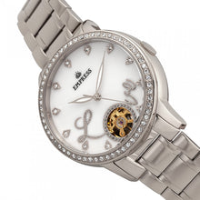 Load image into Gallery viewer, Empress Quinn Automatic MOP Semi-Skeleton Dial Bracelet Watch - Silver - EMPEM2701