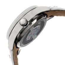 Load image into Gallery viewer, Empress Helena Leather-Band Watch w/Date - Silver/White - EMPEM1804