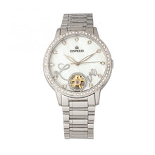 Load image into Gallery viewer, Empress Quinn Automatic MOP Semi-Skeleton Dial Bracelet Watch - Silver - EMPEM2701