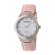 Load image into Gallery viewer, Empress Francesca Automatic MOP Leather-Band Watch - Light Pink - EMPEM2202
