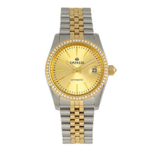 Load image into Gallery viewer, Empress Constance Automatic Bracelet Watch w/Date - Silver/Gold - EMPEM1506