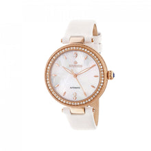 Load image into Gallery viewer, Empress Louise Automatic MOP Leather-Band Watch - Rose Gold/Silver - EMPEM2303
