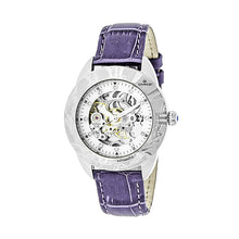 Load image into Gallery viewer, Empress Godiva Automatic MOP Leather-Band Watch - Silver/White - EMPEM1105