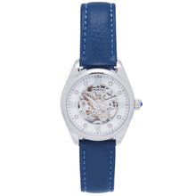 Load image into Gallery viewer, Empress Magnolia Automatic MOP Skeleton Dial Bracelet Watch - Black/Silver - EMPEM3604
