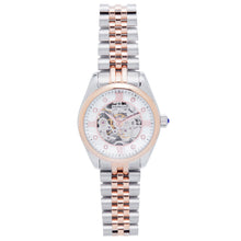 Load image into Gallery viewer, Empress Magnolia Automatic MOP Skeleton Dial Bracelet Watch - Silver/Rose Gold - EMPEM3602