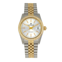 Load image into Gallery viewer, Empress Constance Automatic Bracelet Watch w/Date - Gold/White - EMPEM1505