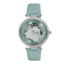 Load image into Gallery viewer, Empress Anne Automatic Semi-Skeleton Leather-Band Watch - Mint - EMPEM3102