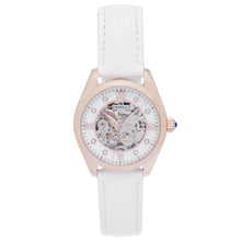 Load image into Gallery viewer, Empress Magnolia Automatic MOP Skeleton Dial Bracelet Watch - White/Rose Gold - EMPEM3606