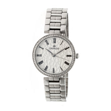 Load image into Gallery viewer, Empress Catherine Automatic Hammered Dial Bracelet Watch - Silver - EMPEM1901