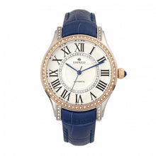 Load image into Gallery viewer, Empress Xenia Automatic Leather-Band Watch - Blue - EMPEM2602