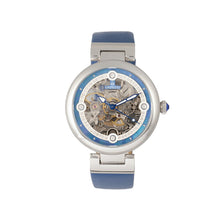 Load image into Gallery viewer, Empress Adelaide Automatic Skeleton Leather-Band Watch - Blue   - EMPEM2505