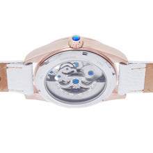 Load image into Gallery viewer, Empress Magnolia Automatic MOP Skeleton Dial Bracelet Watch - White/Rose Gold - EMPEM3606