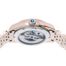Load image into Gallery viewer, Empress Magnolia Automatic MOP Skeleton Dial Bracelet Watch - Rose Gold - EMPEM3603