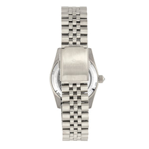 Empress Constance Automatic Bracelet Watch w/Date - Silver/Pewter - EMPEM1503