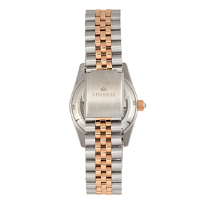 Empress Constance Automatic Bracelet Watch w/Date - Rose Gold/White - EMPEM1507