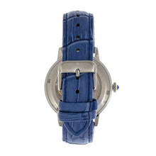 Load image into Gallery viewer, Empress Tatiana Automatic Semi-Skeleton Leather-Band Watch - Blue - EMPEM2902
