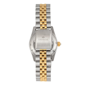 Empress Constance Automatic Bracelet Watch w/Date - Gold/White - EMPEM1505