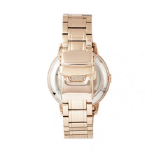 Load image into Gallery viewer, Empress Quinn Automatic MOP Semi-Skeleton Dial Bracelet Watch - Rose Gold - EMPEM2703
