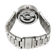 Load image into Gallery viewer, Empress Catherine Automatic Hammered Dial Bracelet Watch - Silver - EMPEM1901
