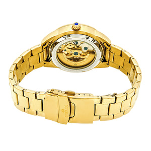 Empress Godiva Automatic MOP Bracelet Watch - Gold/White - EMPEM1104